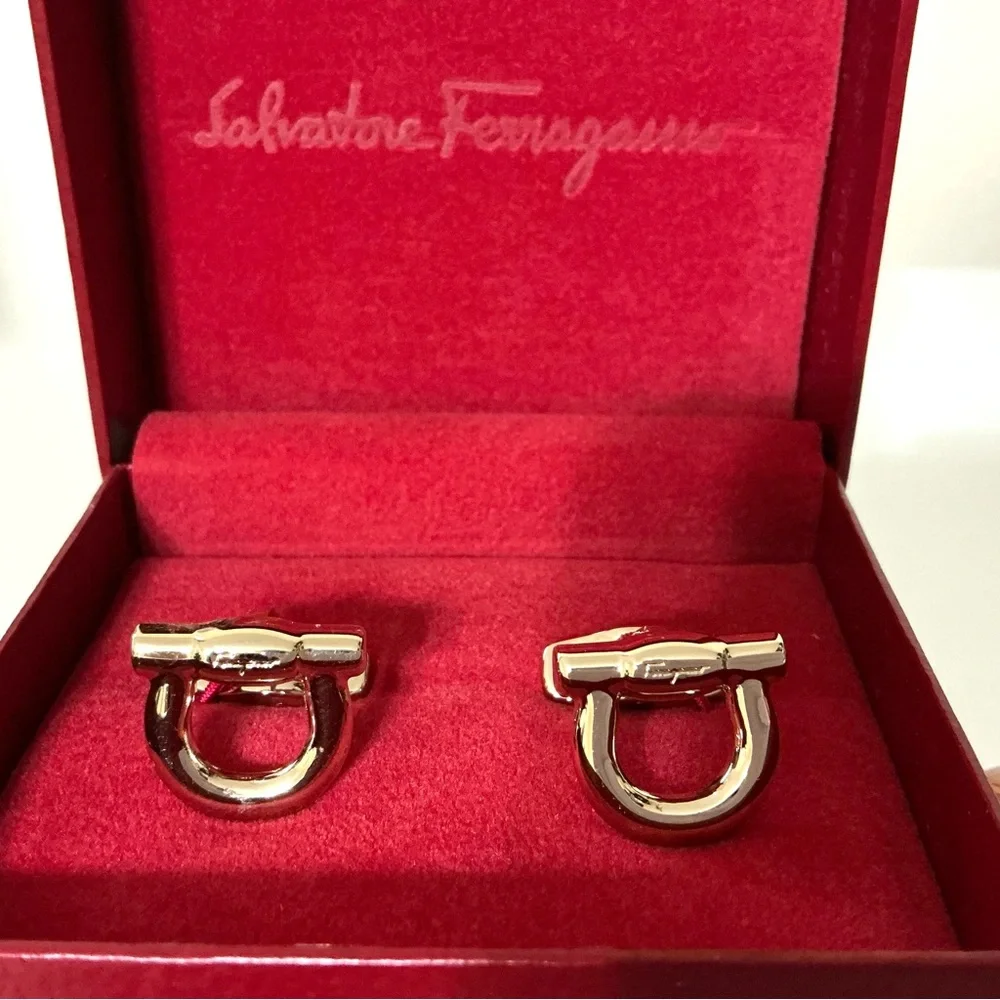 Salvatore Ferragamo Gem Gancio Cufflinks